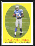 Calvin Johnson 2007 Topps Turn Back The Clock RC #8 Detroit Lions