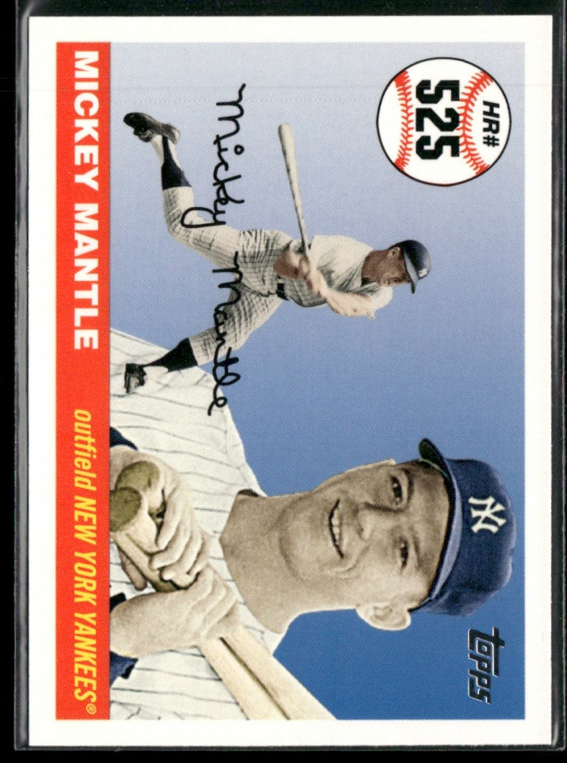 Mickey Mantle 2008 Topps Home Runs #MHR525 New York Yankees