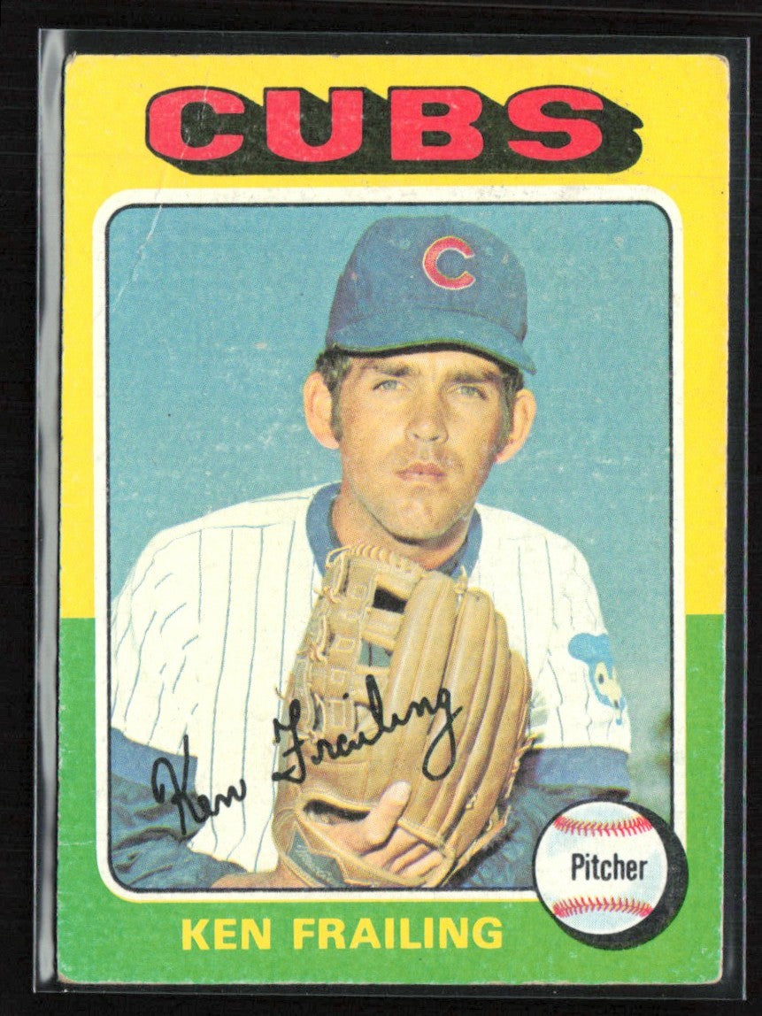 Ken Frailing 1975 Topps #436 Chicago Cubs