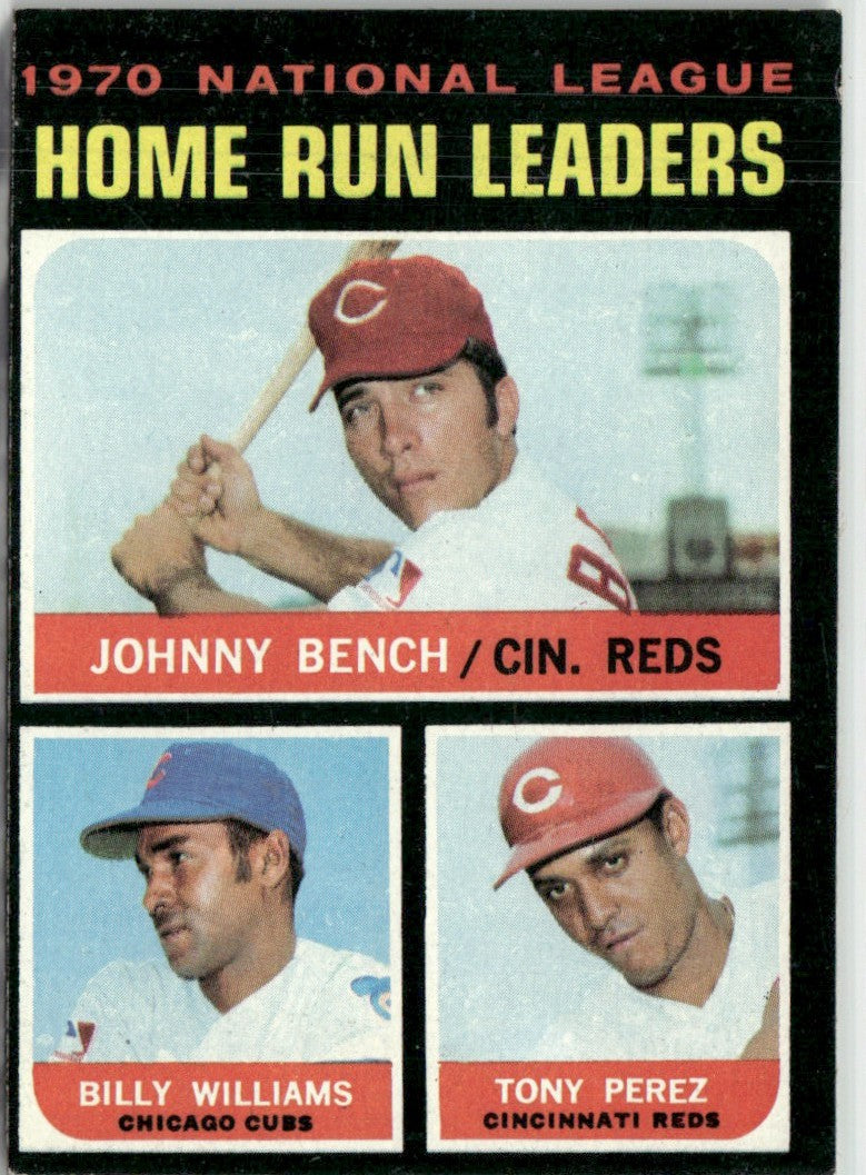 Bench Williams Perez 1971 Topps #66 Cincinnati Reds