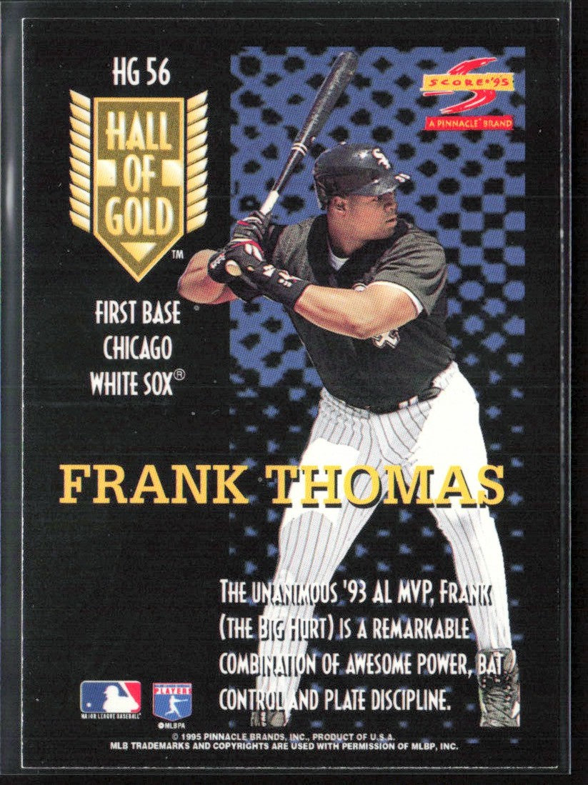Frank Thomas 1995 Score Hall of Gold #HG56 Seattle Mariners