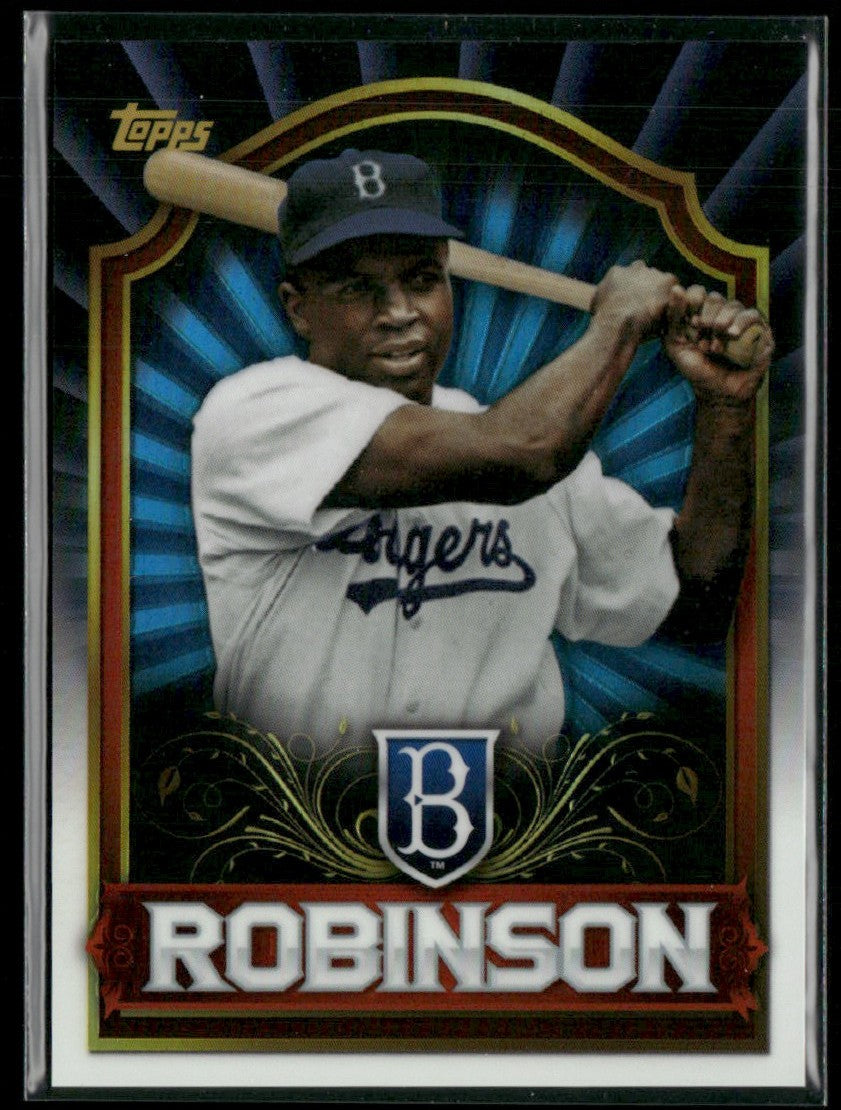 Jackie Robinson 2011 Topps Value Box Chrome Refractor #MBC2 Brooklyn Dodgers