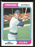 Rick Monday 1974 Topps #295 Chicago Cubs