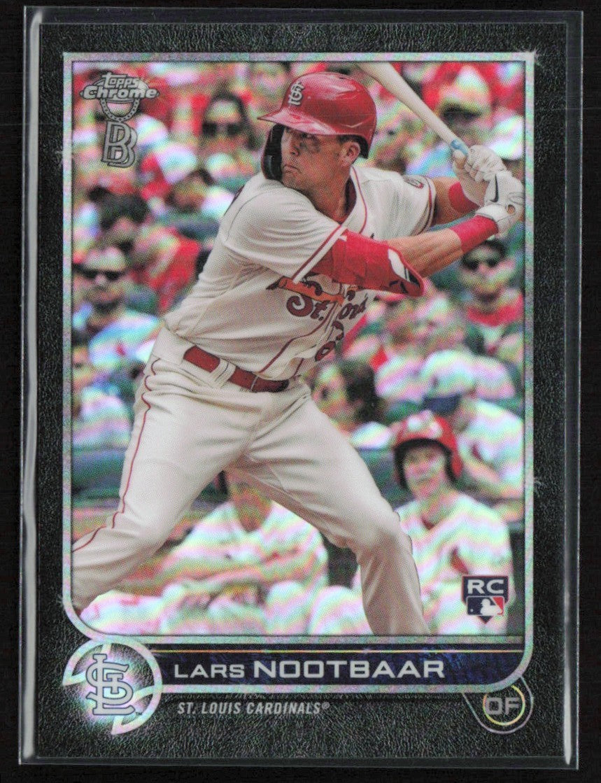 Lars Nootbaar 2022 Topps Chrome Ben Baller RC #19 St. Louis Cardinals