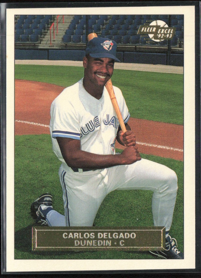 Carlos Delgado 1992 Fleer Excel #242 Dunedin Blue Jays
