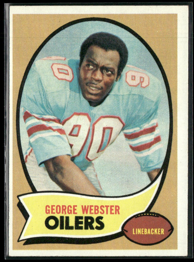 George Webster 1970 Topps RC #120 Houston Oilers