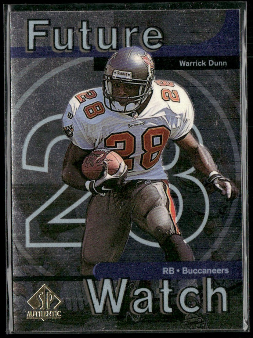 Warrick Dunn 1997 SP Authentic RC #10 Tampa Bay Buccaneers