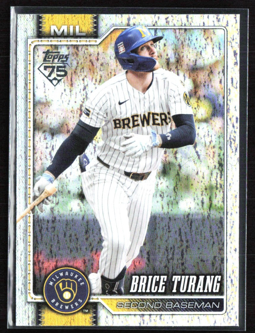 Brice Turang 2026 Topps Holofoil #105 Milwaukee Brewers