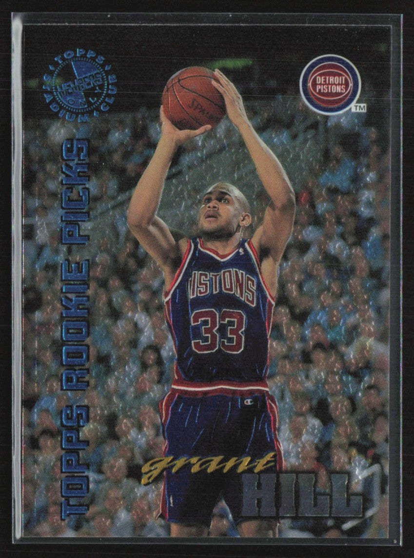Grant Hill 1994 Stadium Club Members Only RC #48 Detroit Pistons