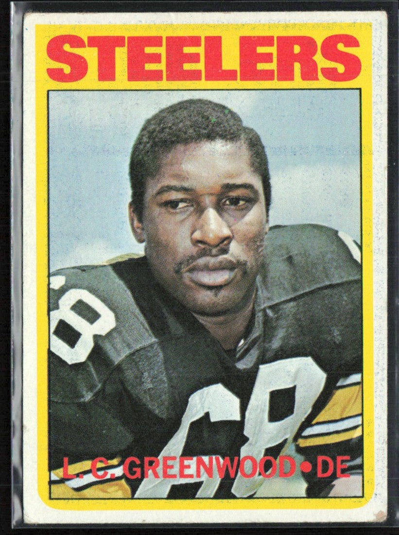 L.C. Greenwood 1972 Topps RC #101 Pittsburgh Steelers