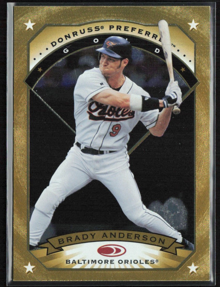Brady Anderson 1997 Donruss Preferred Gold #95 Baltimore Orioles