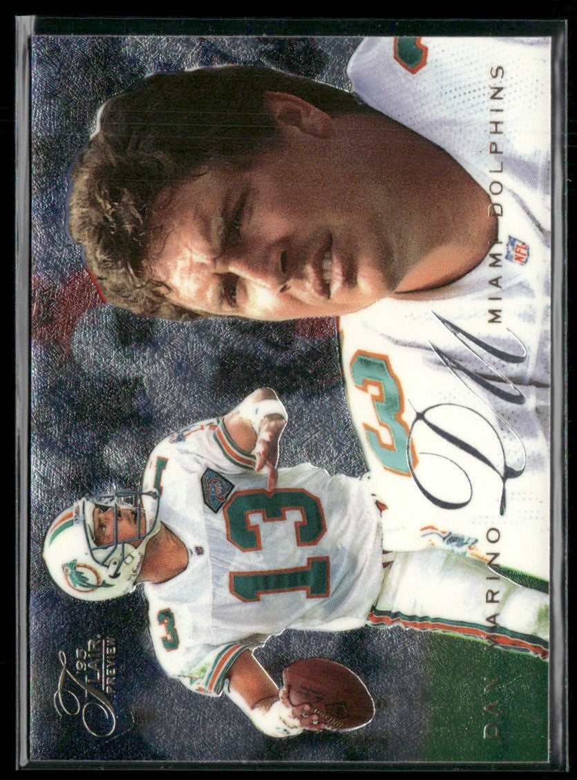 Dan Marino 1995 Flair Preview #18 Miami Dolphins