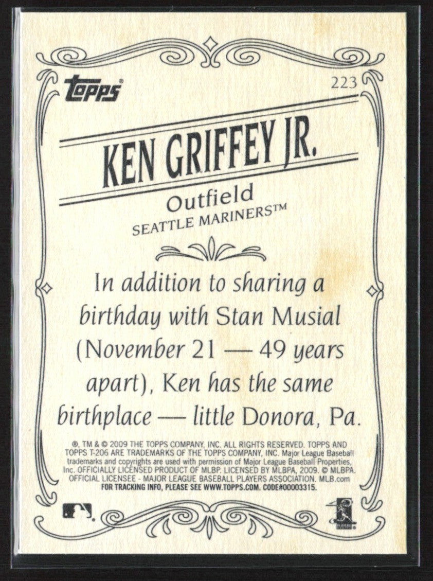 Ken Griffey Jr. 2009 Topps 206 #223 Seattle Mariners