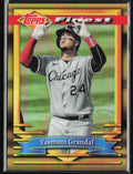 Yasmani Grandal 2021 Topps Finest Flashbacks Gold Refractor /50 #140