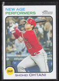 Shohei Ohtani 2022 Topps Heritage New Age Performers #NAP-4 Los Angeles Angels