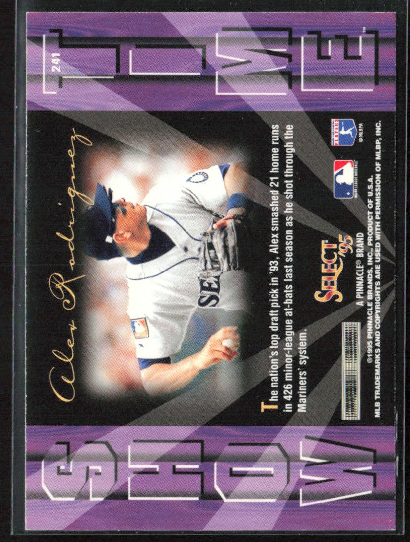 Alex Rodriguez 1995 Select Show Time #241 Seattle Mariners
