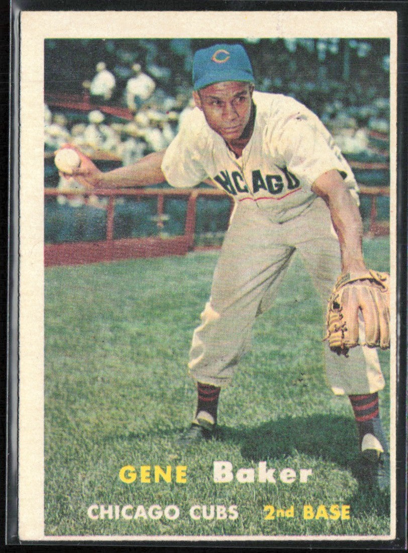 Gene Baker 1957 Topps #176 Chicago Cubs
