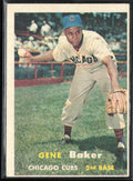 Gene Baker 1957 Topps #176 Chicago Cubs