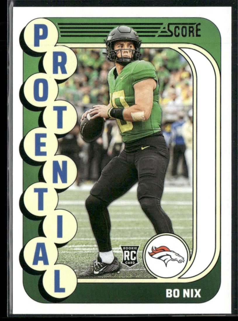 Denver Broncos 2023 Panini Score Protential RC #11 Denver Broncos