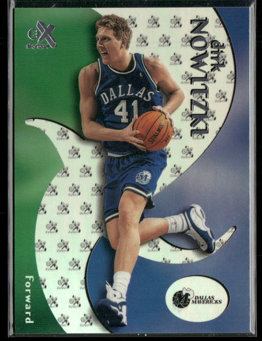Dirk Nowitzki 1999 Fleer eX #11 Dallas Mavericks