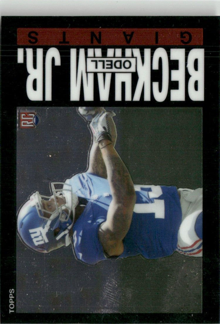 Odell Beckham Jr. 2014 Topps Chrome 1985 RC #15 New York Giants