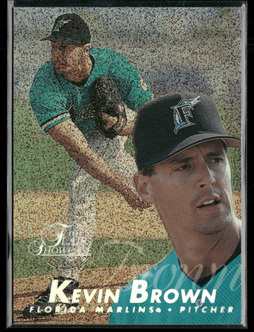 Kevin Brown 1997 Fleer Skybox Showcase Row 0 #166 Florida Marlins