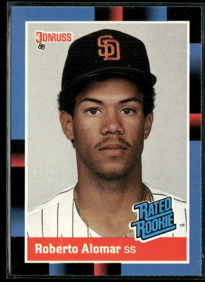 Roberto Alomar 1988 Donruss RC #34 San Diego Padres