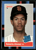 Roberto Alomar 1988 Donruss RC #34 San Diego Padres