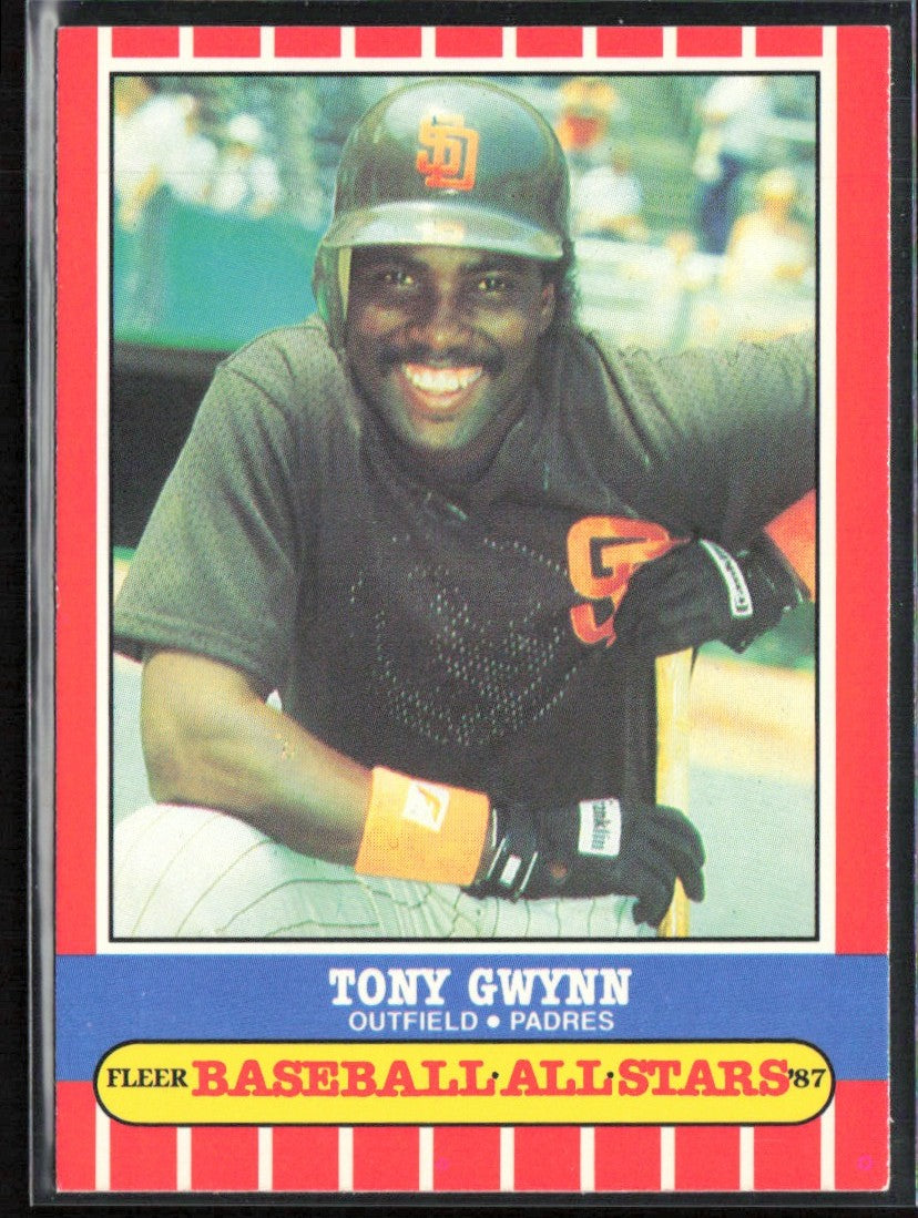 Tony Gwynn 1988 Fleer Baseball All Stars #20 San Diego Padres