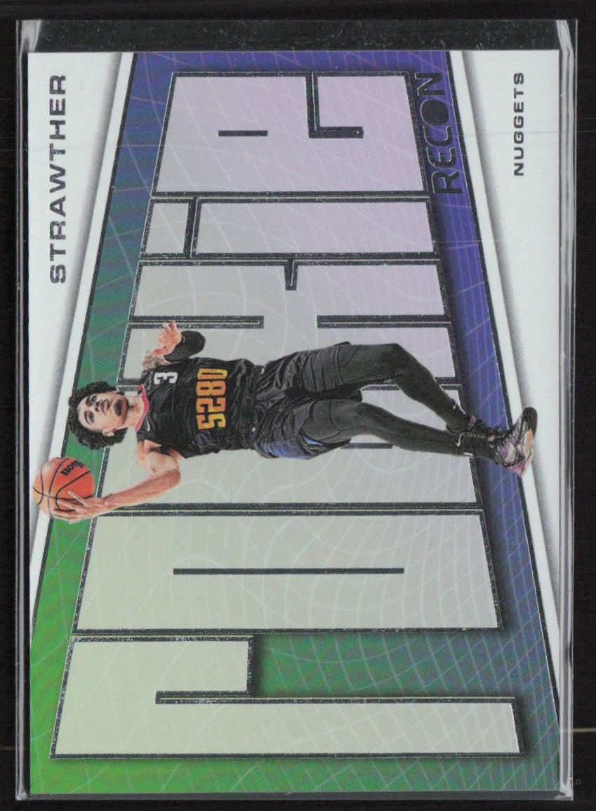 Julian Strawther 2023 Panini Recon RC #3 Denver Nuggets