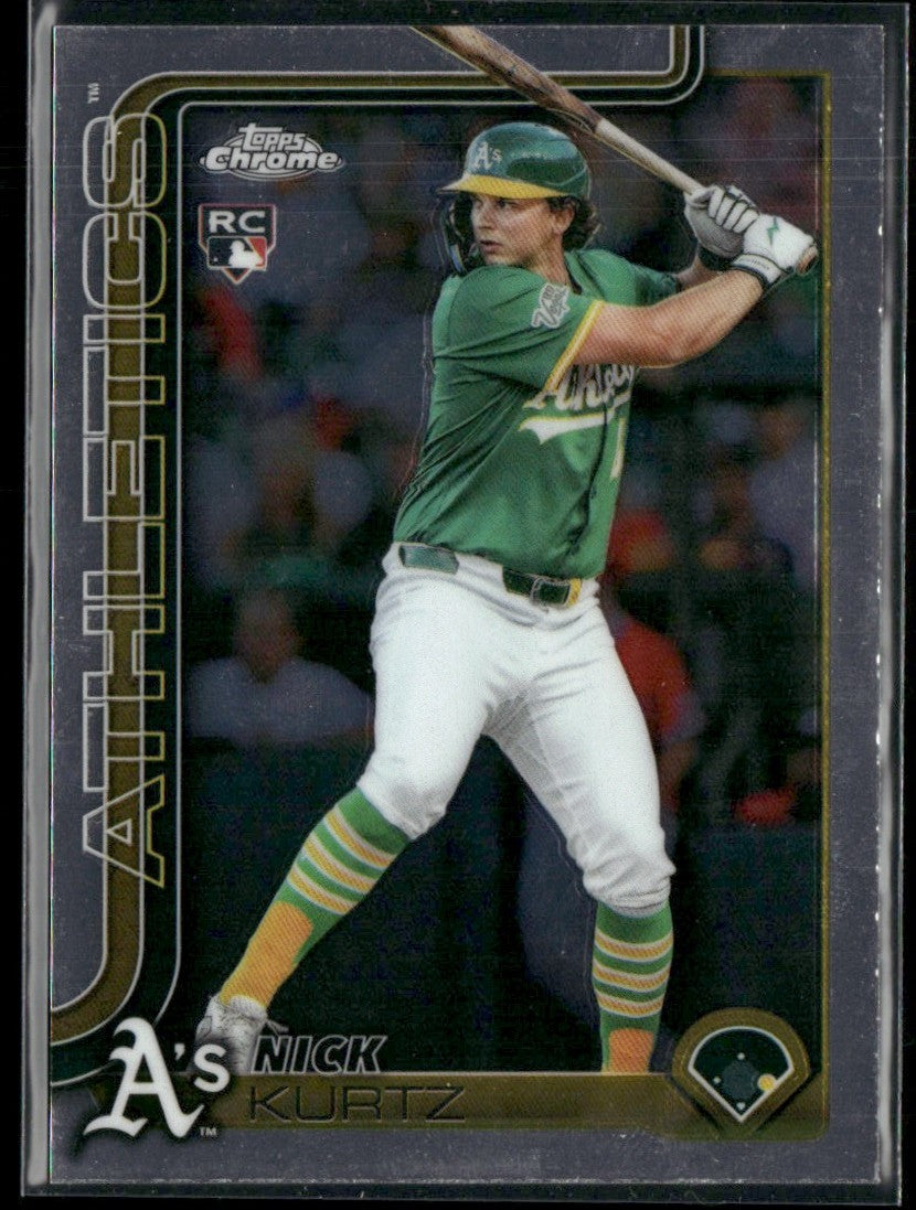 Nick Kurtz 2025 Topps Chrome Update RC #USC178 Athletics