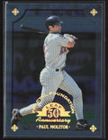 Paul Molitor 1998 Leaf Fractal Foundations /3999 #79 Minnesota Twins