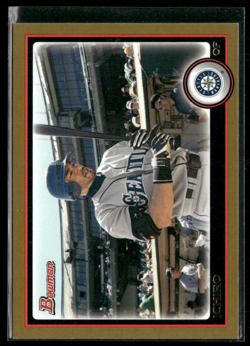 Ichiro Suzuki 2010 Bowman Gold #172 Seattle Mariners