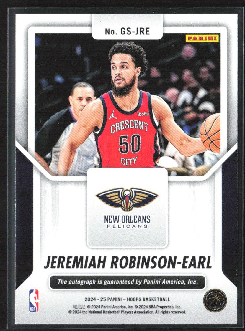 Jeremiah Robinson-Earl 2024 Hoops Great Significance AUTO #GS-JRE