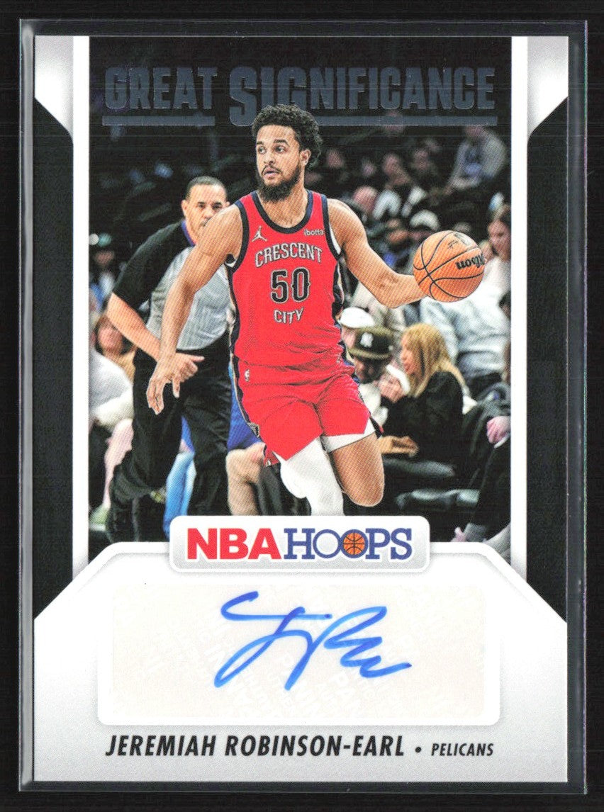Jeremiah Robinson-Earl 2024 Hoops Great Significance AUTO #GS-JRE