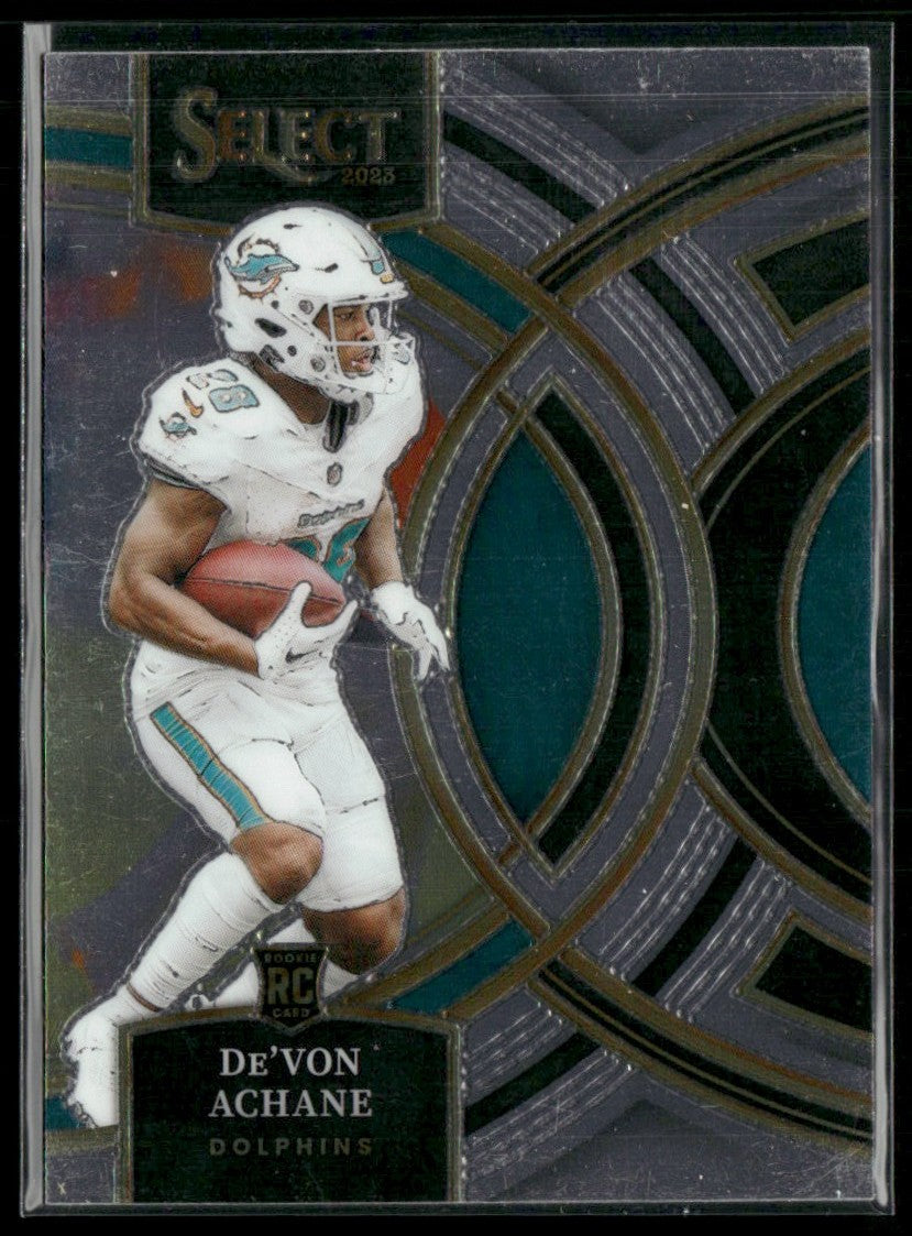 De'Von Achane 2024 Panini Select Premier RC #176 Miami Dolphins