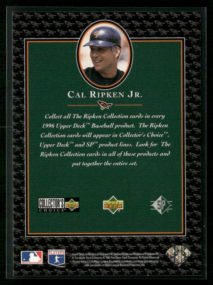 Cal Ripken Jr. 1996 Upper Deck Collector's Choice Ripken Collection #1