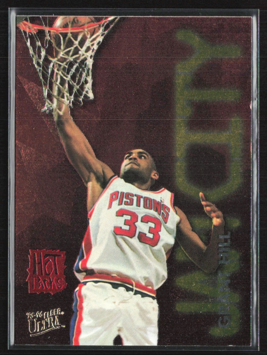 Grant Hill 1995 Fleer Ultra Jam City Hot Packs #1 Detroit Pistons