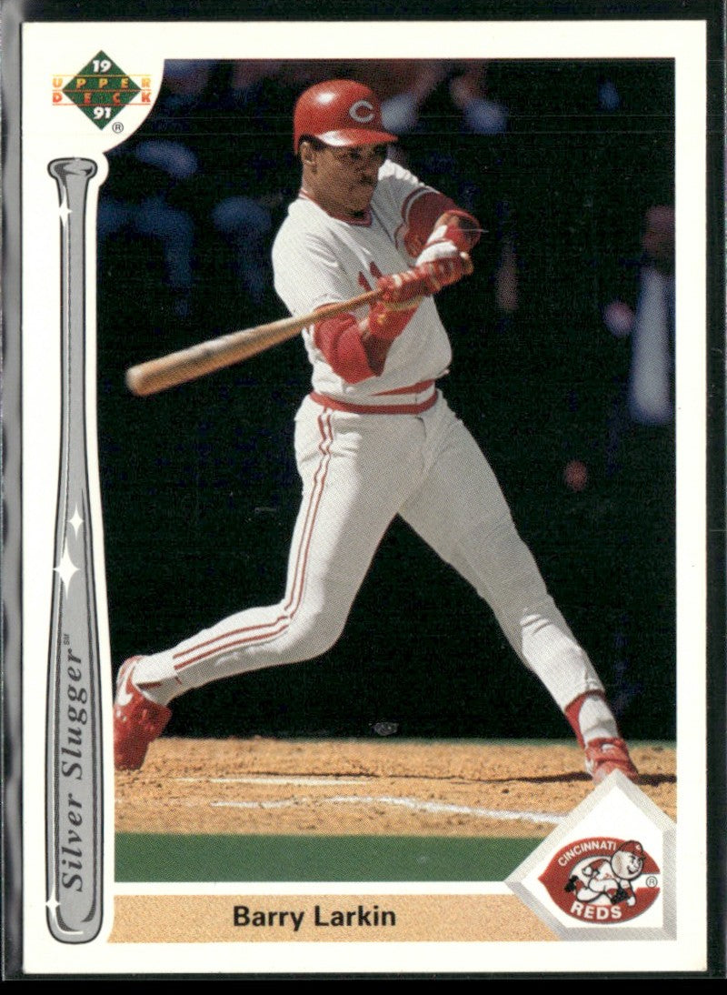 Barry Larkin 1991 Upper Deck Silver Sluggers #SS18 Cincinnati Reds