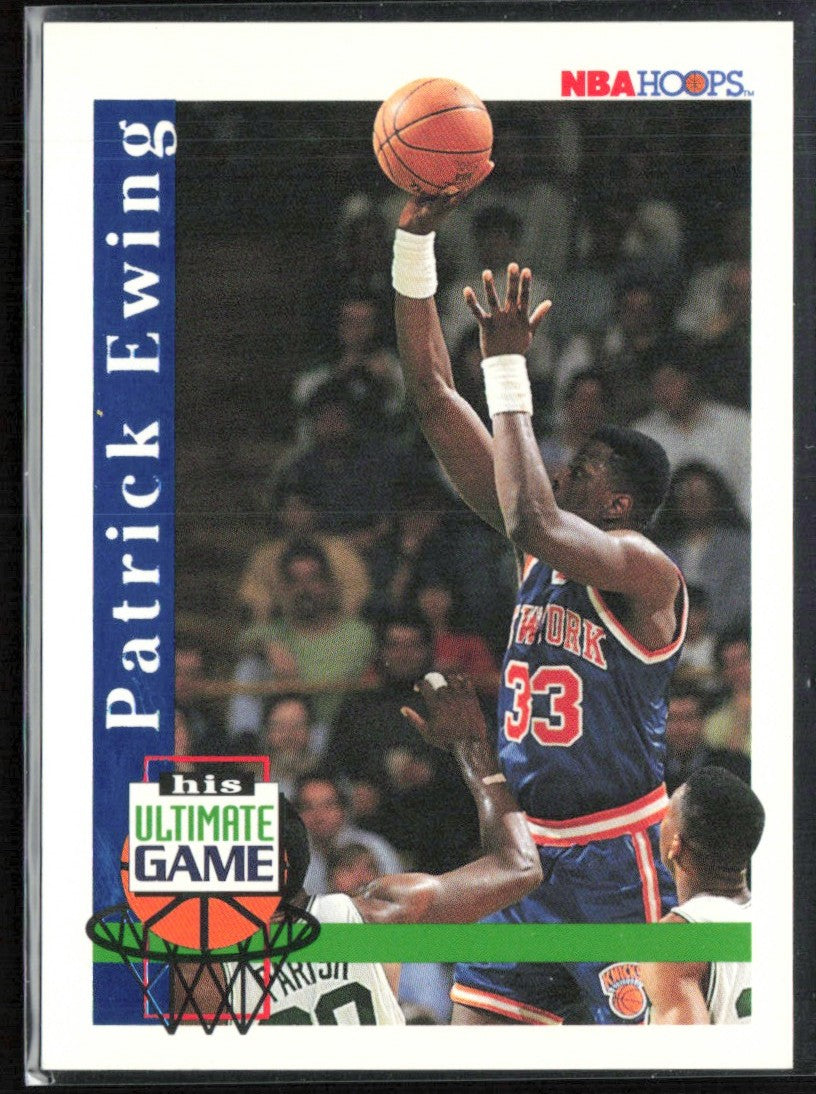 Patrick Ewing 1992 NBA Hoops His Ultimate Game New York Knicks