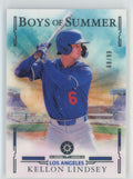 Kellon Lindsey 2025 Panini Boys of Summer /99 #83 Los Angeles Dodgers