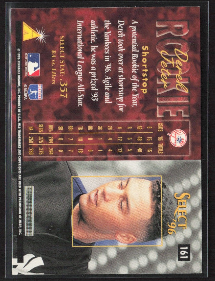 Derek jeter 1996 Select RC #161 New York Yankees