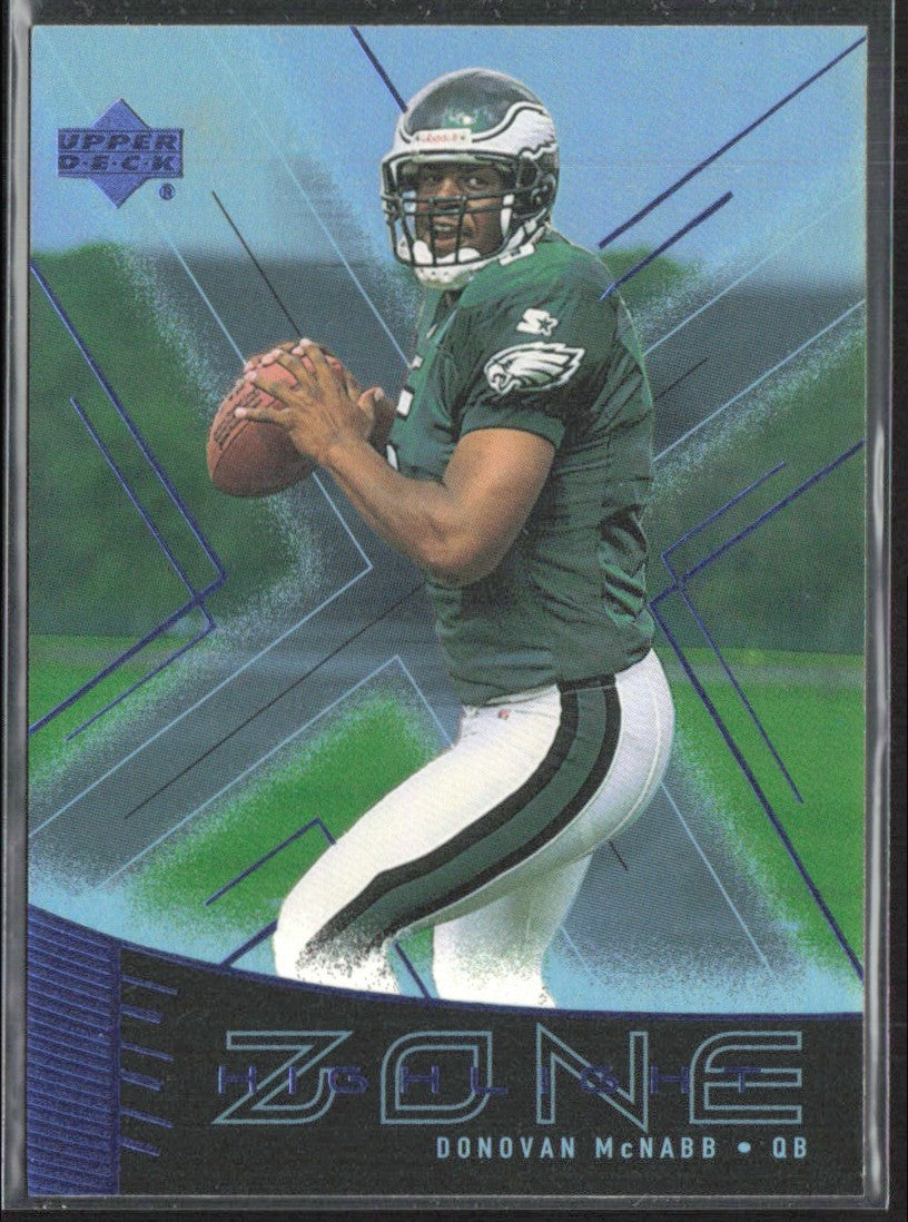Donovan McNabb 1999 Upper Deck Highlight Zone #Z17 Philadelphia Eagles
