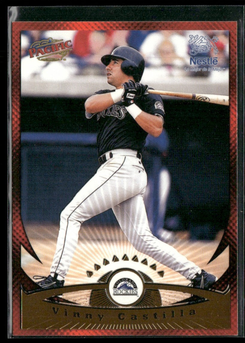 Vinny Castilla 1998 Pacific Nestle Gold #9 Colorado Rockies