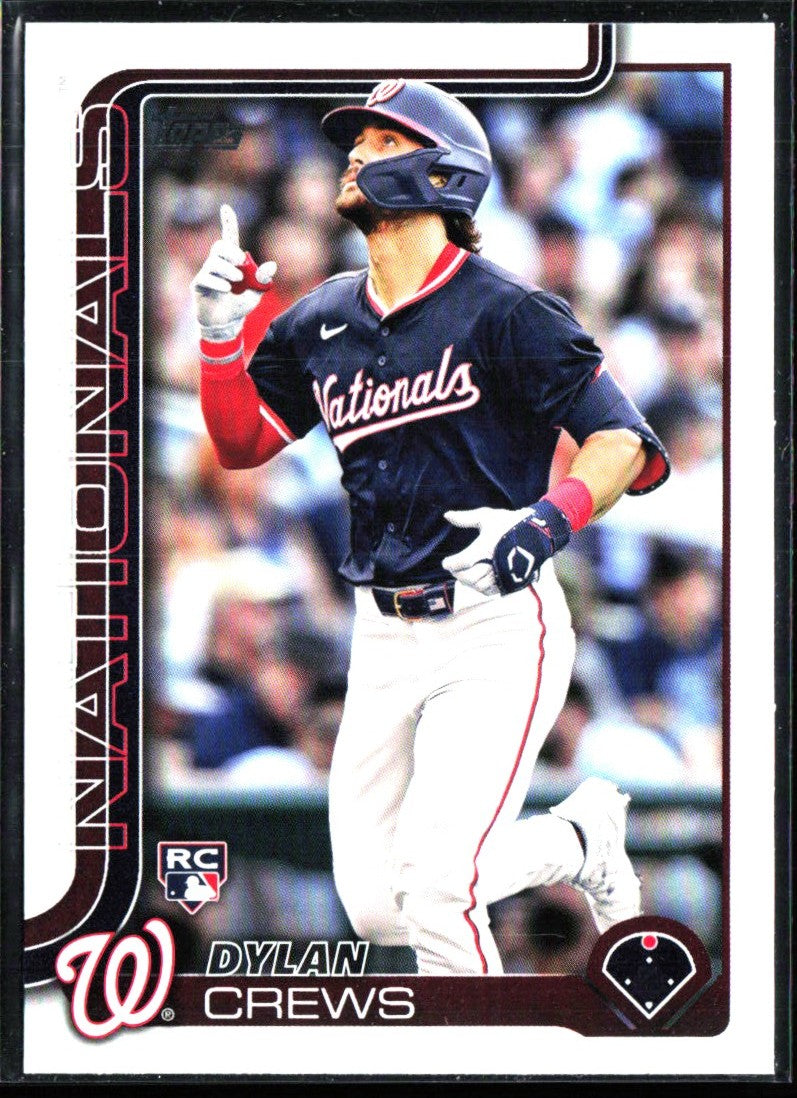 Dylan Crews 2025 Topps RC #74 Washington Nationals