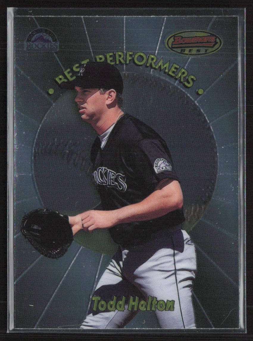 Todd Helton 1998 Bowman's Best Performers #BP4 Colorado Rockies