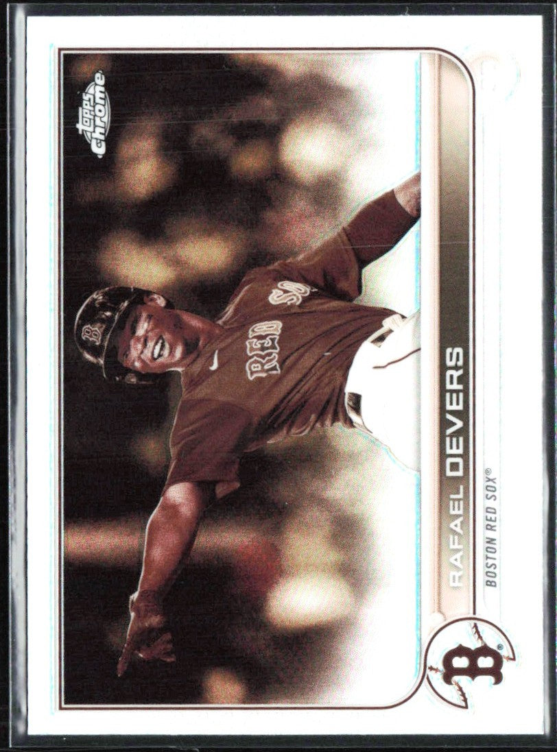 Rafael Devers 2022 Topps Chrome Sepia Refractor #171 Boston Red Sox