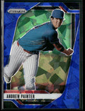 Andrew Painter 2025 Panini Prizm Blue Cracked Ice #153 Philadelphia Phillies