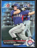 Matthew Whatley 2017 Bowman Blue /150 #BD-121 Texas Rangers