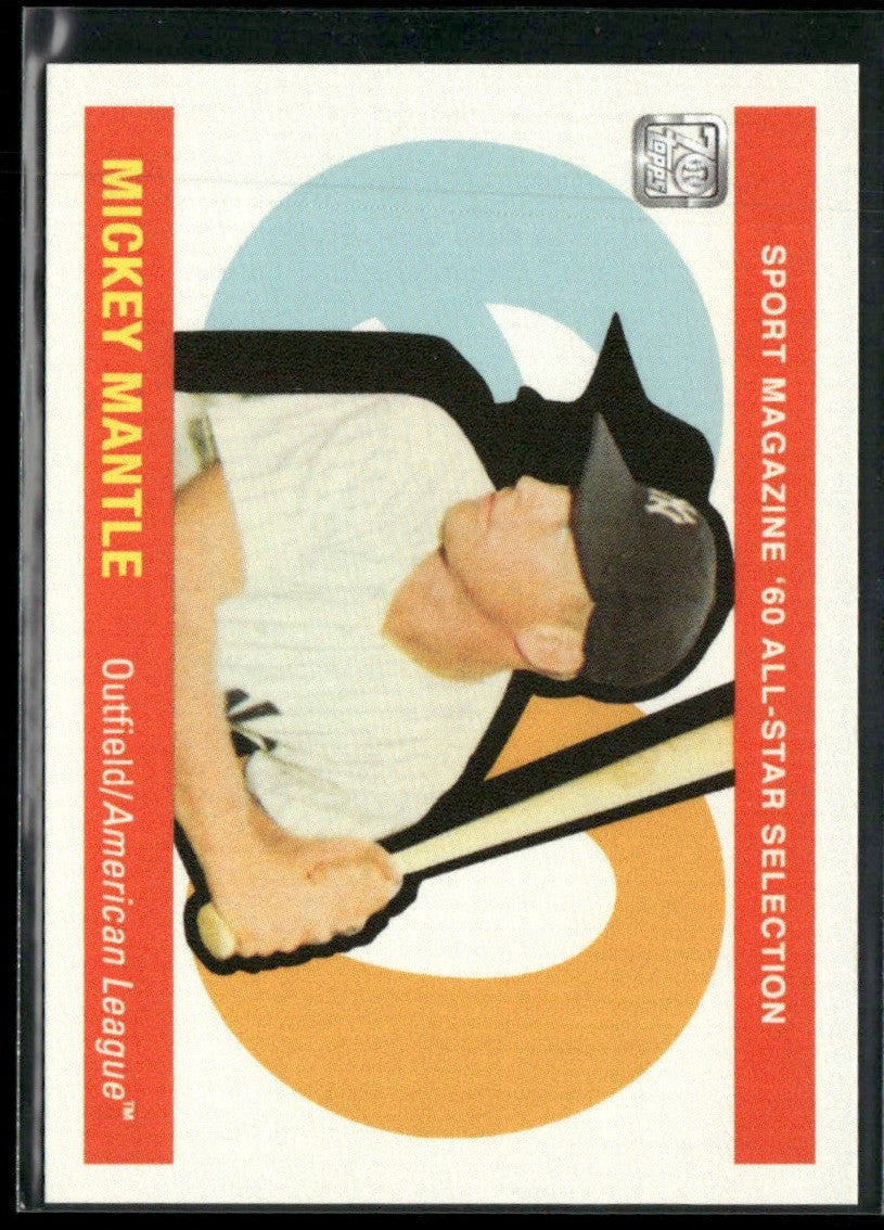 Mickey Mantle 2021 Topps #21 New York Yankees